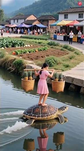 “The Hungry Fish 🐟, The Frozen Girl 🧊 & The Turtle Rescue 🐢!” #shortvideo