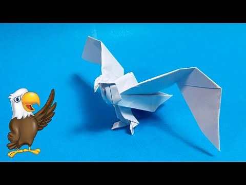 Águila de origami | Cómo hacer un águila de papel | Aves de origami