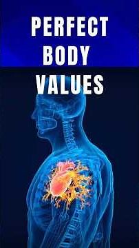 Human Body Healthy Levels You Must Know| Vital Signs Explained | Nutrilogic Shorts