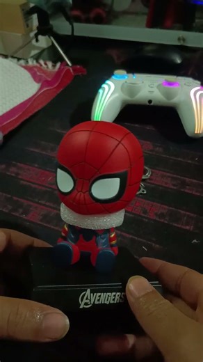 Bobblehead Spider-Man Ne Setup 🕷️💻 #spiderman #avengers #toys