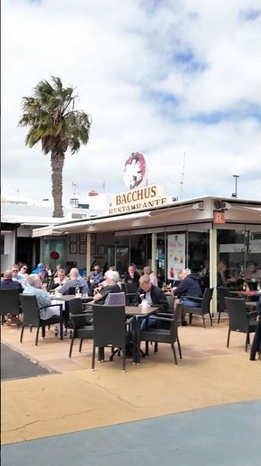 Bacchus Restaurant Near Playa de las Cucharas, Costa Teguise, Lanzarote