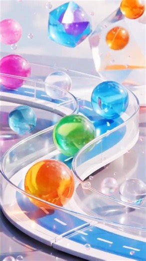 Oddly Satisfying Rolling Balls #9 （ボールコロコロ無限）