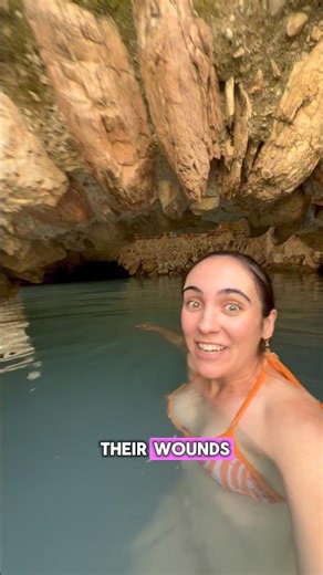 A hidden thermal bath in Spain! #Vanlife #Spain #vanlifeuk