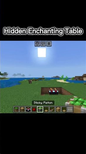 Hidden Enchanting Table for Minecraft Build