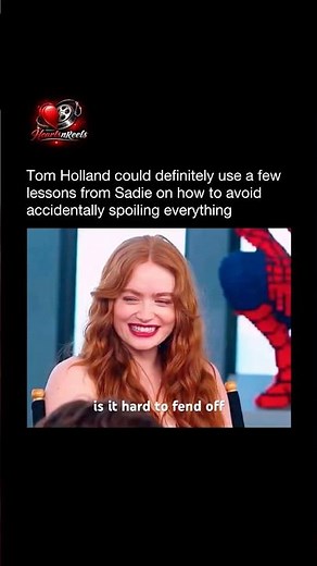 Tom Holland Could Definitely Learn From Sadie About Keeping Movie Secrets 😂