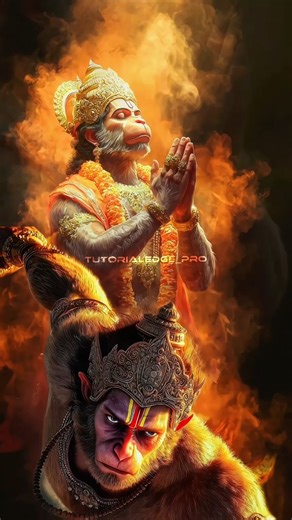Pankaj Namdev | Tech Creator on Instagram: "Everything is Theirs 🙏🏻✨ Bajrangbali 🚩 #foryou #hanuman #bajrangbali #edit #smooth"