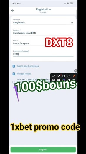 1xbet promo code | 19/12/2025 | how to registration 1000$bouns #free peomo code #automobile #1xbet.