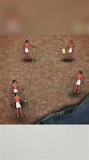 How Ancient Egyptians Invented Geometry!#shorts#shorts #ytshorts #viral #trending