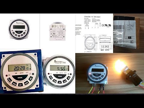 Digital timer programming. Frontier digital timer model no- TM-619H
