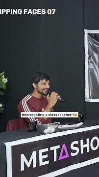 interrogating a class teacher😍