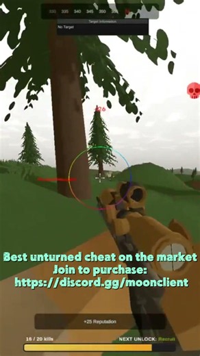 BEST UNTURNED CHEAT ON THE MARKET XD !!! discord.gg/moonclient #cheats #roblox #dahood