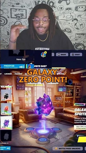 HOW I GOT THE GALAXY ZERO POINT SPRITE! #fortnite #gaming #fortniteclips