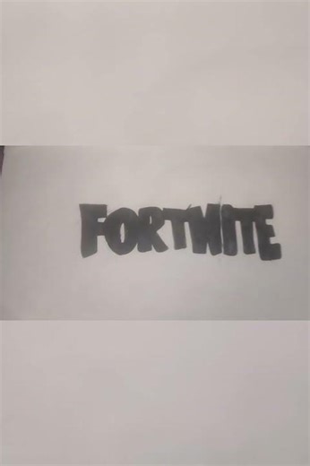 Fortnite logo drawing