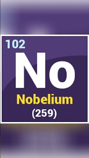 Nobelium: From Dynamite to Discovery! #fypシ゚viral #science