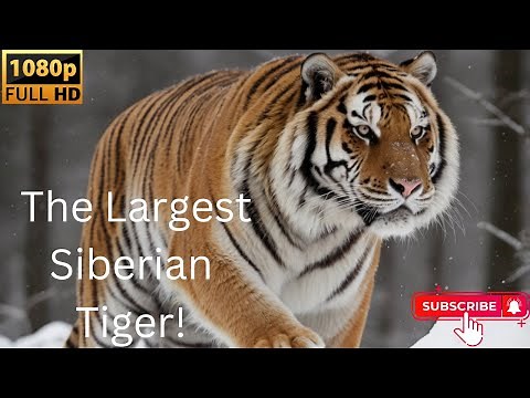 You Won't Believe the MASSIVE Size of the Largest Siberian Tiger!