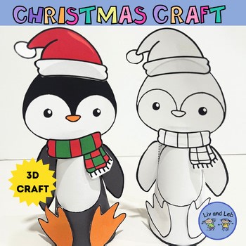 Penguin 3D Craft | Winter Craft | Penguin Activity