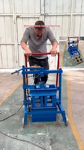 Small Brick Machine#machinery #machine #machineshop #Block #hollowblock #brick | Banrong Brick Making Machine