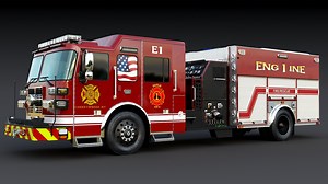 Fire Truck Custom Pumper Doyle Hose