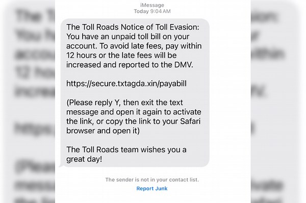 Here’s what to do if you received a TxTag scam message