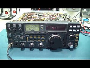 Icom IC751 sem tx e rx
