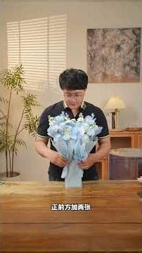 Master the Art of Ice Blue Rose Bouquet Arrangement - Learn & Pack