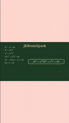 7 Powerful Exponent & Algebra Problems Explained Visually | Manim Animation | JKBrainSpark