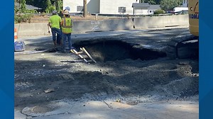 Buford Highway shut down causes major delays, sinkhole and construction to blame