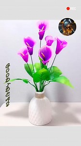 Handmade diy calla lily flower home craft #goodideas #reelsviralシ #fbreelsfypシ゚ #fypviralシ #fypviralシ #reelsviralfb #fypageシ #trendingreelsvideo #fypシ゚ #trend #tips # | Good Ideas
