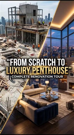 Luxury Penthouse Built From Scratch | Full Construction Timelapse Transformation