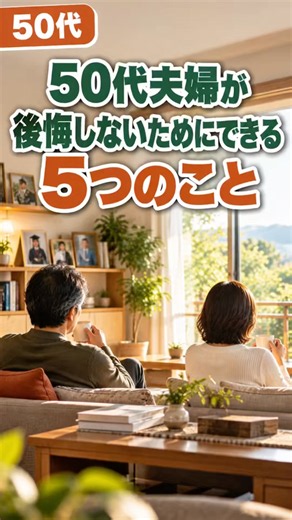 【50代必見】50代夫婦が、老後に後悔しないために今からできる5つのこと #人生の保健室 #50代 #雑学