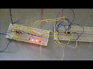 7 segment display circuit using 7 segment LED