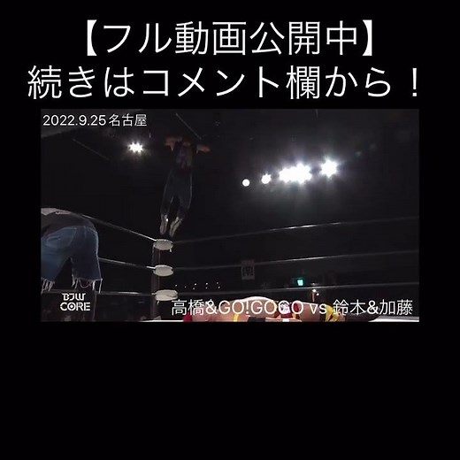 【STRONG】この男、ハイフライヤー!?マスクド・GO!GOGO の「フロッグスプラッシュ」!!【大日本プロレス】 #shorts