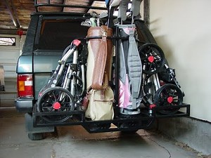 Golf Bag Carrier Rack