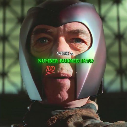 Sabretooth grabbed Magneto by the neck; it turned out Professor X was controlling him.