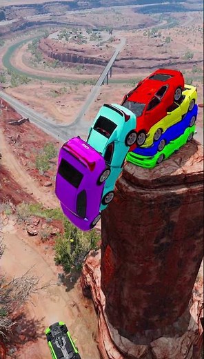 "Car vs Extreme Obstacles – BeamNG Drive Challenge!"