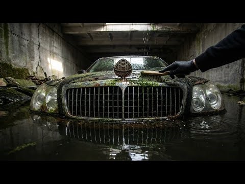 “From Rusted Wreck to Lush Red Majesty | 2001 Maybach GLS 800 Full ASMR Restoration”