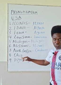 Pronunciation of STATES in USA. #america #unitedstates #pronunciation #december #2025