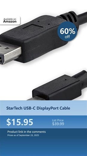 StarTech USB-C DisplayPort Cable