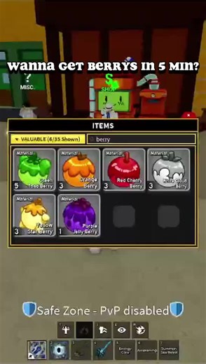 How to Get Berries in Blox Fruits
