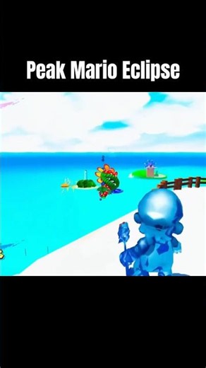 Shadow Mario In Super Mario Eclipse #mario #mariosunshine #3dmario