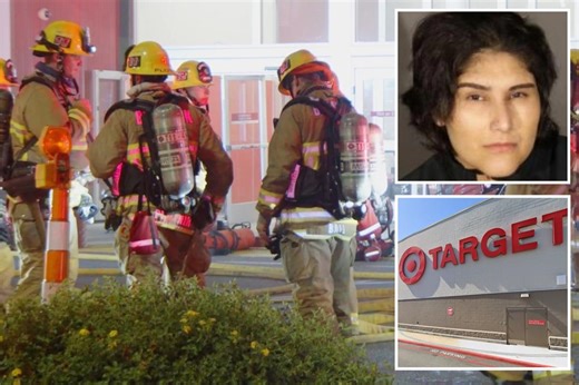 Sinister arson suspect accused of setting devastating fire inside Burbank Target
