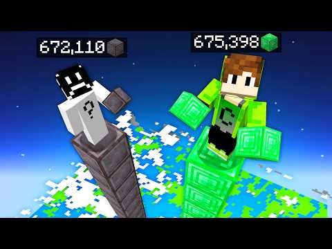 WHO BUILDS the TALLEST TOWER in Minecraft