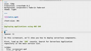 Create videos from source code, images and text to speech automatically using Narakeet