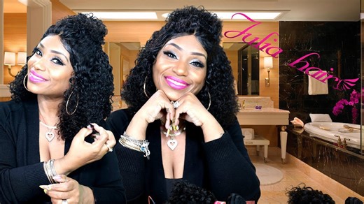 Reviewing Virgin Brazilian Curly Hair from Julia Hair