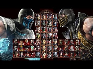 Mortal Kombat 9 - Expert Tag Ladder (SCORPION & SUB-ZERO MK VS DC) MOD - Gameplay @(1080p) - 60ᶠᵖˢ ✔