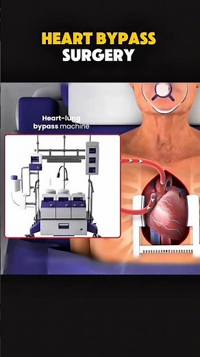 Heart Bypass Surgery Explained | CABG ❤️ #hearts2hearts #surgery #anatomy