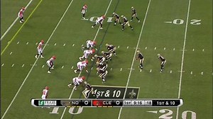 Myles Garrett hits Daniel Lasco for a loss