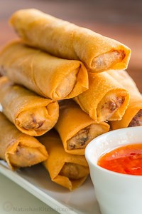 How to Make the Best Crispy Homemade Egg Rolls! RECIPE: https://natashaskitchen.com/pork-and-mushroom-egg-rolls/ | NatashasKitchen.com