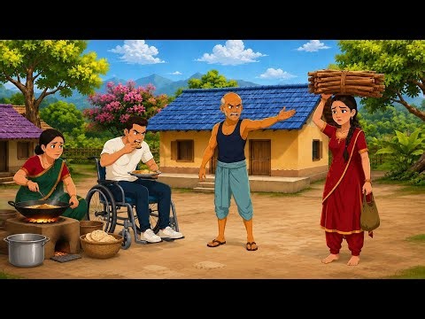 The Poor Woodcutter and the Unique Twist of Fate | Hindi Story | Cartoon Story | Animated Moral S...