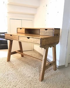 Handmade Pine Wood Desk: Rustic Farmhouse Writing Table - Etsy Canada